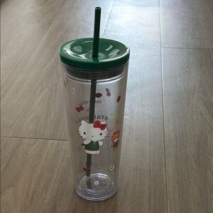 Hello Kitty Starbucks Straw Tumbler